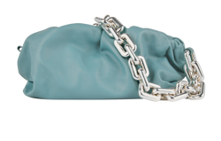 Chain Pouch, Leather, Blue, B09195348A, DB, 4*